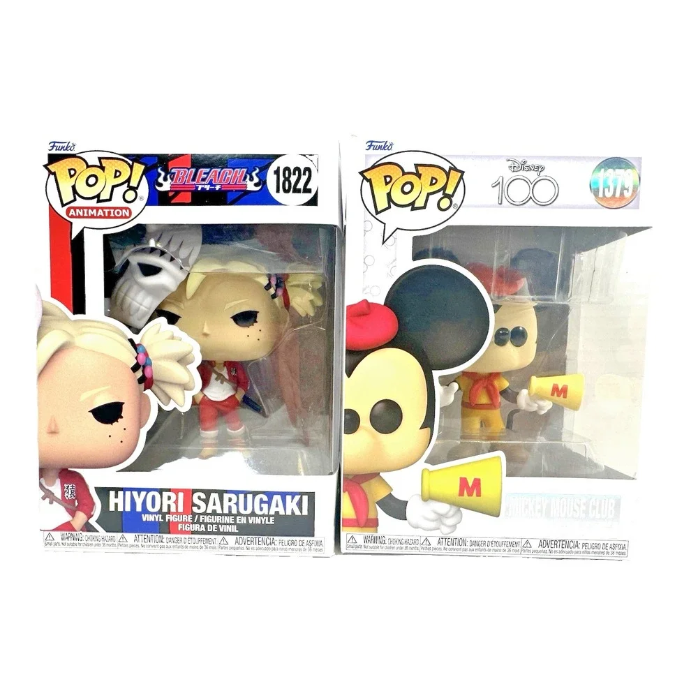 Funko Pop Lot of 2 Bleach Hiyori Sarugaki 1822 Disney Mickey Mouse Club 1379 New